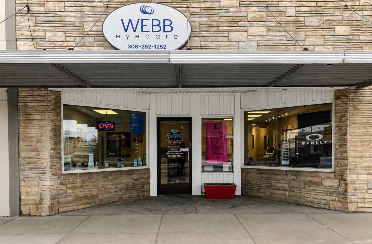 Webb Eyecare Bridgeport on Main Street.